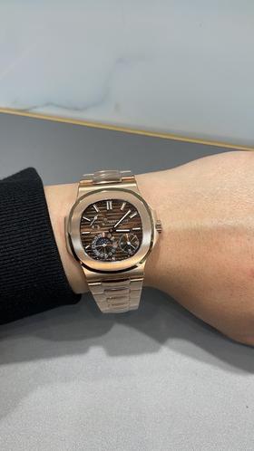 百达翡丽总裁5712玫瑰金棕盘（SH）