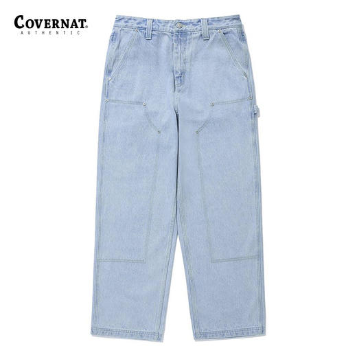 covernat韩国潮牌九分裤时尚休闲卡彭特宽松牛仔裤2024春夏新品CO2401PT08 商品图0