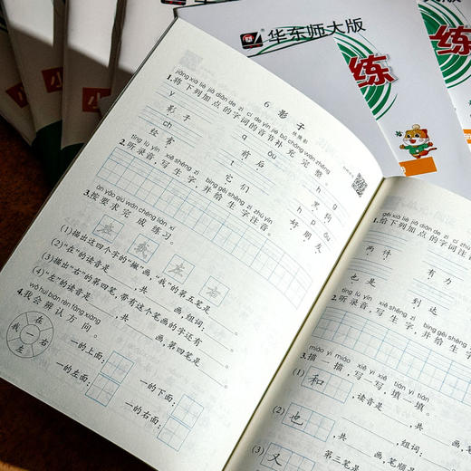 华东师大版一课一练 小学生同步字帖 附听写默写本 1-5年级上册 商品图10