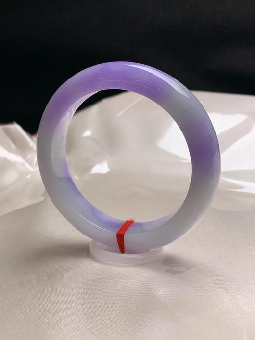 620339，53圈口，紫罗兰正圈平安镯，飘浓紫色 商品图2