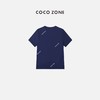 COCO ZONE 夏新款字母T上衣圆领短袖印花t恤 23C18653 商品缩略图1