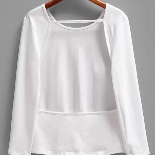 【九九老师】三伏天晒背专用衣服长袖 （3色可选 黑色、灰色、白色） 商品图2