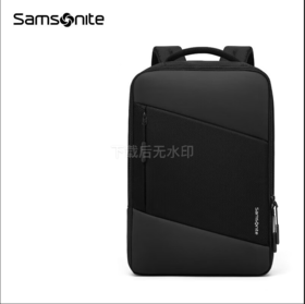 新秀丽（Samsonite）双隔层电脑包16英寸大容量双肩包黑色BT6*09001