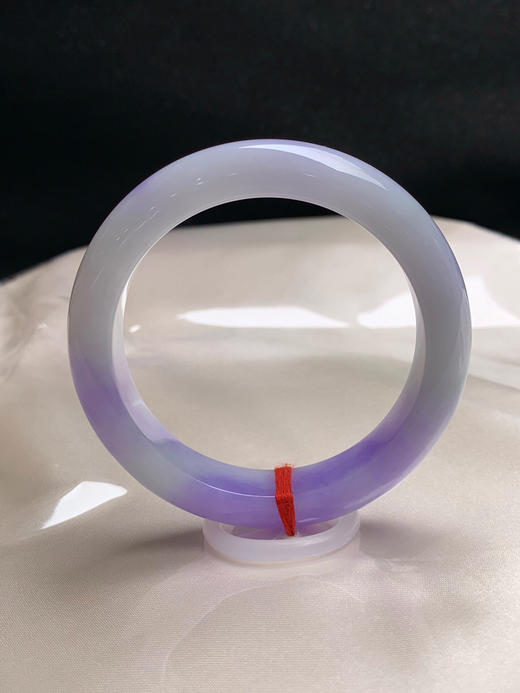 620339，53圈口，紫罗兰正圈平安镯，飘浓紫色 商品图3