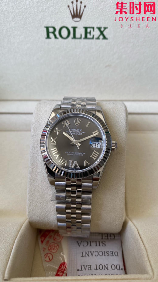 劳力士GS日志31系列 女款日志31mm 灰盘罗马面 女士腕表 2236机 新品劳力士女款蚝式日志型腕表31mm 到货 商品图2