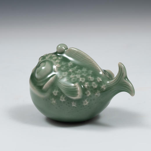 老字号 孙坑窑安康鱼非物质文化遗产龙泉青瓷 商品图0