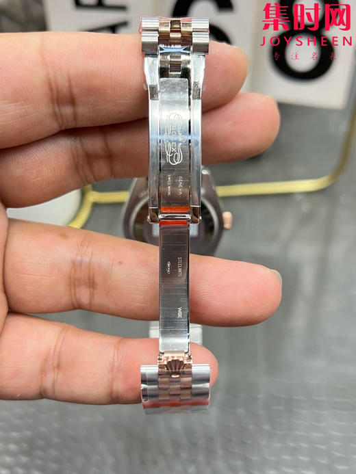 Rolex劳力士GS日志型系列 女款31mm 日志31系列 间玫金灰盘 女士腕表 搭载改Cal.2236 商品图7