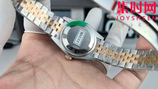 Rolex劳力士GS日志型系列 女款31mm 日志31系列 间玫金绿盘钻面 女士腕表 搭载改Cal.2236 商品图4