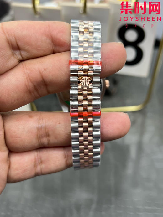 Rolex劳力士GS日志型系列 女款31mm 日志31系列 间玫金灰盘 女士腕表 搭载改Cal.2236 商品图8