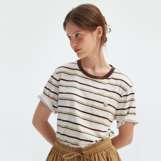 【大都会】TeenieWeenie小熊短袖圆领T恤女2025秋季新款女装 商品图1