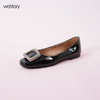 Westory2025年秋季舒软平底方头单鞋通勤百搭浅口鞋S25CE76051 商品缩略图2