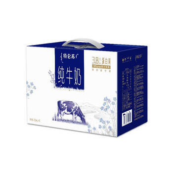 蒙牛特仑苏纯牛奶全脂灭菌乳利乐梦幻盖250ml×10包（3.8g乳蛋白） /水饮冲调 /常温奶 /基础牛奶 商品图0