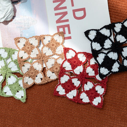 苏苏姐家四旭背心手工diy编织钩针亚麻蕾丝线毛线自制材料包 商品图4