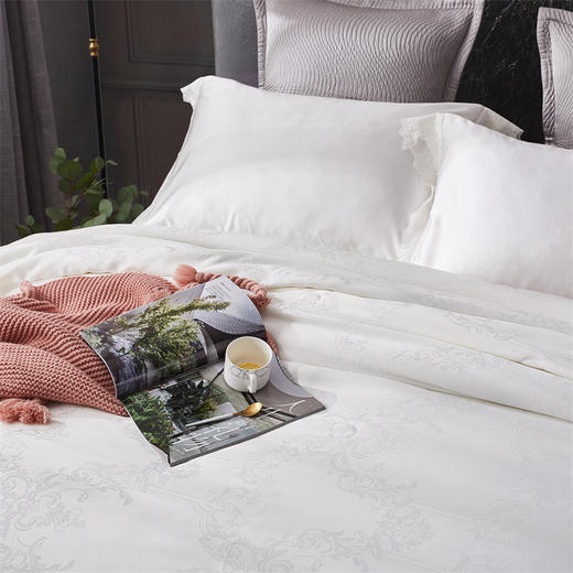 提花蚕丝春秋被—洛菲白（YI）W924132411039 商品图5