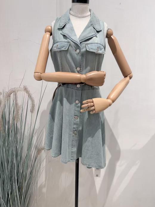 【门店同款】ENJOY夏季“都市漫游”港风挂脖牛仔裙 163243541 商品图0