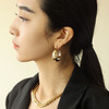 【网球职业运动员李娜&张予曦同款】Mordern Art 现代艺术时期 | 小水滴金/银圈耳环 商品缩略图2