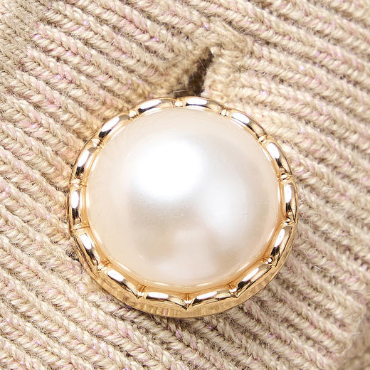 浪漫慵懒金属纽扣优雅针织外套女秋高级优雅气质感(货号:MF85JA753X2002) 商品图2