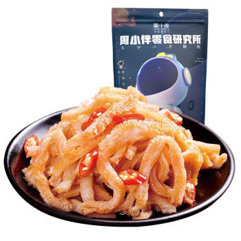 周黑鸭 周小伴 魔芋爽 休闲零食魔芋丝 素毛肚小吃 真空小包装160g 商品图2