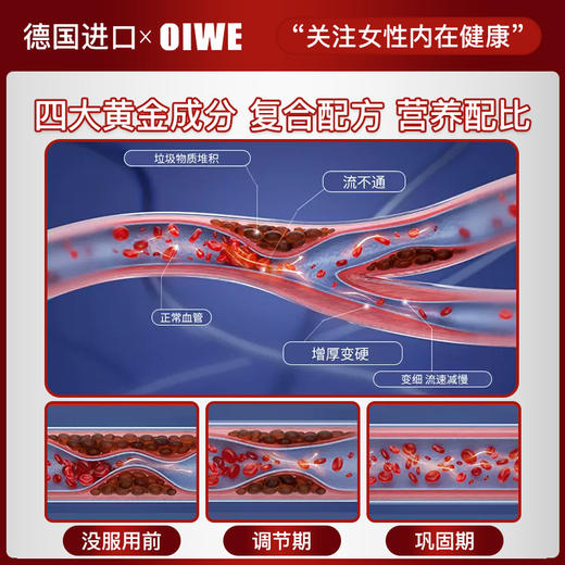 OIWE 纳豆激酶地龙蛋白 德国原装进口 60粒/盒 商品图4