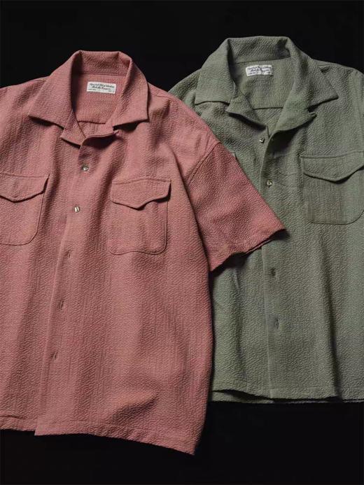 SUPERTOFU(SPTF)/YZ-SS25-S068/泡泡纱古巴领 两袋工装短袖衬衫 商品图0