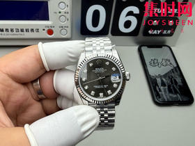 Rolex劳力士GS日志型系列 女款31mm 日志31系列 灰盘钻面 女士腕表 搭载改Cal.2236
