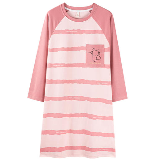 康妮雅女式长袖睡裙 商品图7