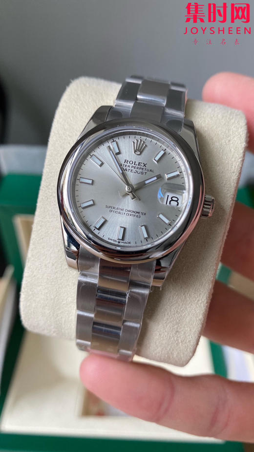 劳力士GS日志31系列 女款日志31mm 银白盘光圈 女士腕表 2236机 新品劳力士女款蚝式日志型腕表31mm 到货 商品图3