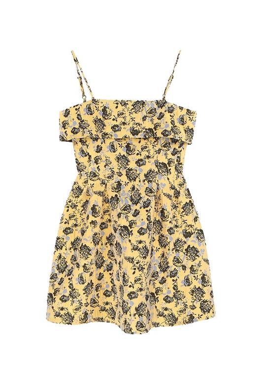 ANSUABEL 法式印花吊带收腰短裙 20505 商品图4