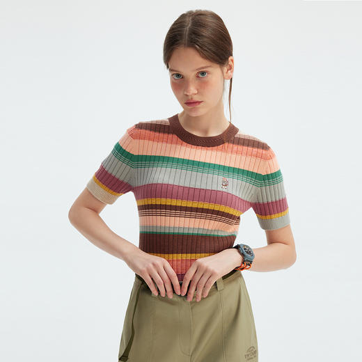 【大都会】TeenieWeenie小熊毛衣女2025秋季新款女装TTKW253704T 商品图0