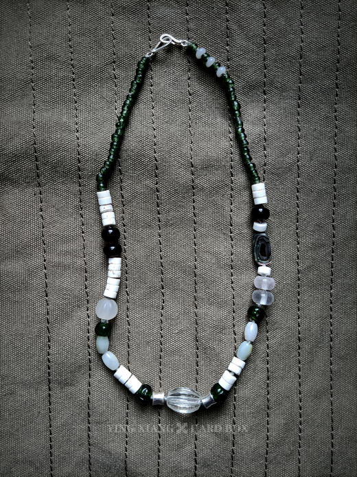 原创【风格～孤品手作】老琉璃血珀手链项链两用｜非7日无理由退换货 商品图1