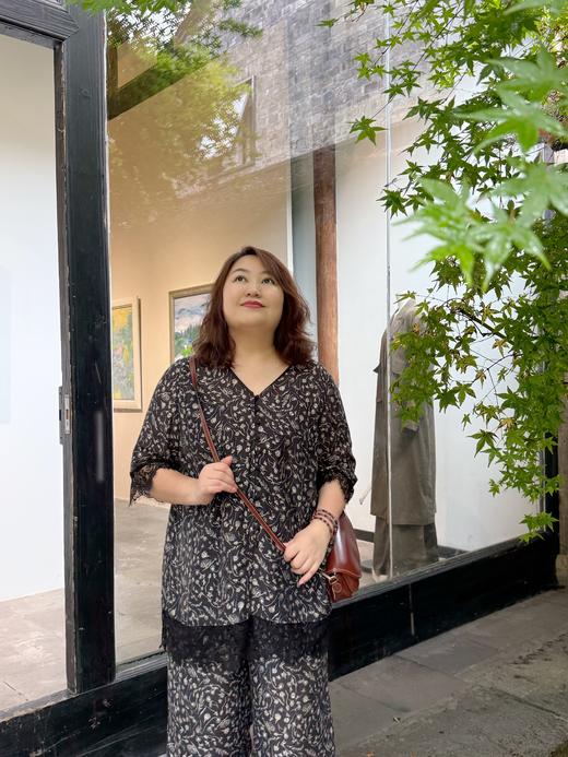 现货🌺【盛夏果实  花卉套装】 亚麻面料，汗不粘身，正码正拍，旅游、居家、外穿、睡衣四合一，抗静电+亚麻凉感，袖长遮挡肉肉，藏肉显瘦超包容 商品图10