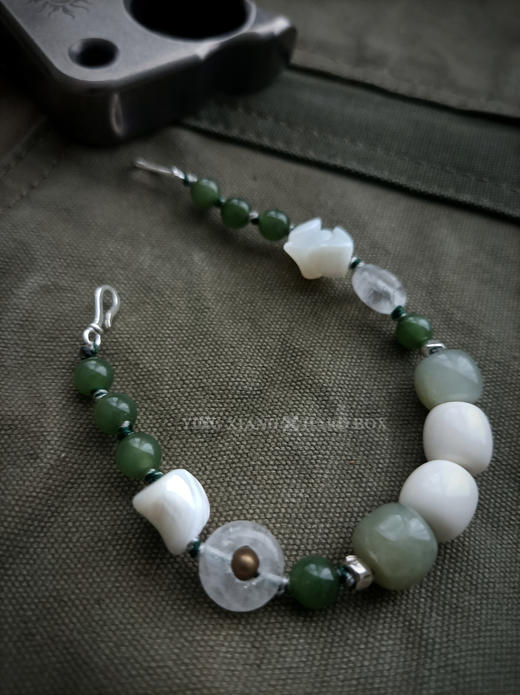 原创【风格～孤品手作】俄罗斯碧玉鹿角手链｜非7日无理由退换货 商品图2