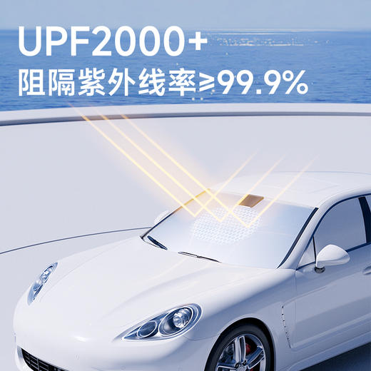 【超模君严选】左都汽车遮阳伞 创新零度环 拉开阴凉 ZD221 商品图7