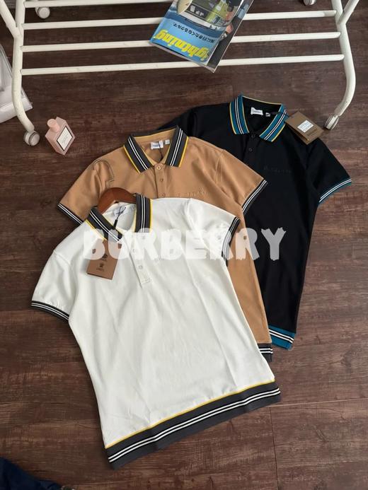 BUR25ss经典LOGO刺绣短袖polo衫 商品图0