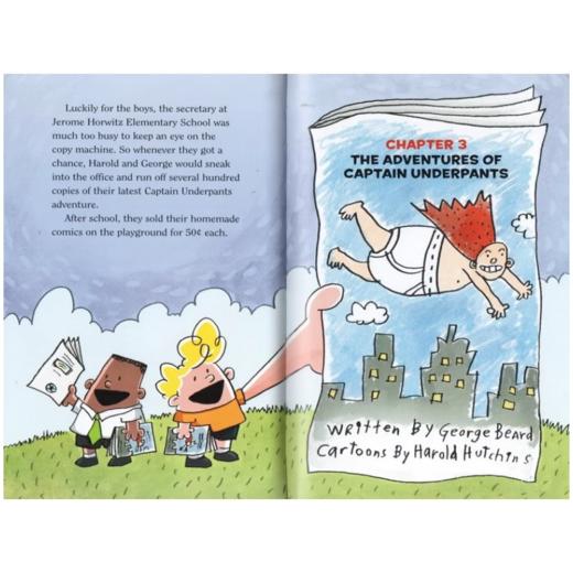Captain Underpants内裤超人11册 我的校长是超人 全彩学生幽默漫画 套装 商品图1