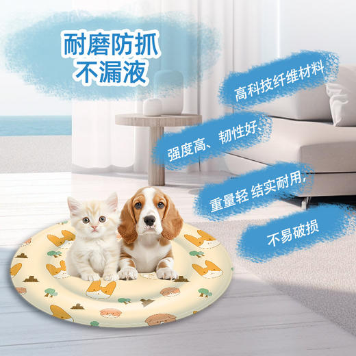 【凉爽睡眠！和燥热说再见】宠物冰垫夏季降温猫咪凉席垫狗垫子防撕咬睡觉用狗狗夏天睡垫冰窝。ry 商品图3