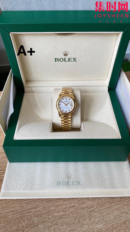 劳力士GS日志31系列 女款日志31mm 全金贝母钻面 女士腕表 2236机 新品劳力士女款蚝式日志型腕表31mm 到货 商品图1