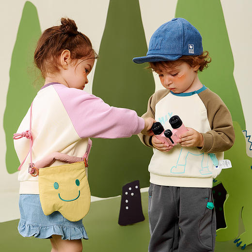 【舒弹卫衣】迷你巴拉男女宝宝卫衣亲肤不易变形萌趣宽松上衣 商品图2