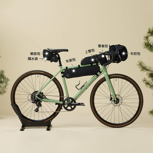 北极狐 hoja自行车包2025骑行包上管包车架包 自行车杆包23200312 商品图2