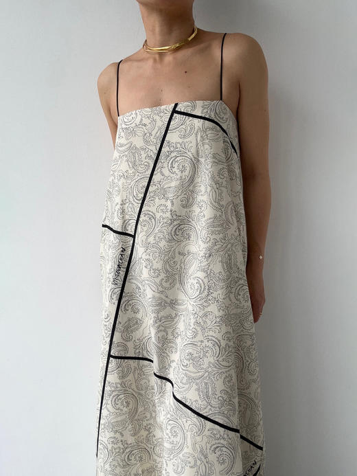 VC｜PF25012 Roma strap dress [连衣裙  米白印花 ] 商品图6