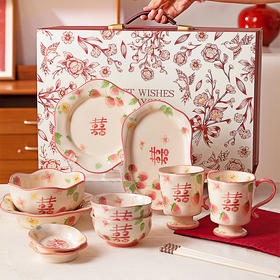 摩登主妇新婚餐具套装碗碟盘家用2025新款乔迁订婚结婚礼物送新人