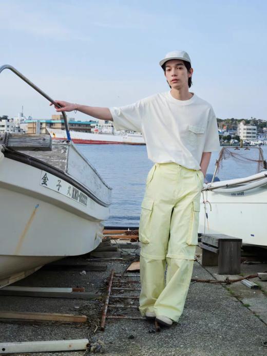 Evistub/E-5XCK603/阔腿工装长裤男夏 商品图3