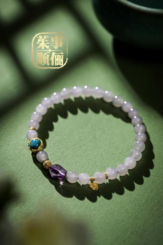 【茱事顺俪】18K金和田玉手链 商品图0