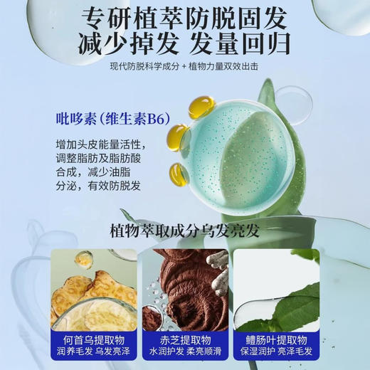 热卖！防脱大蓝瓶！EHD防脱防断固发洗发水 防断固发护理组合 柔顺秀发 商品图9