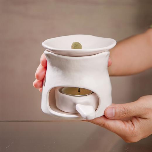 芳研社景德镇手工香薰炉+【闻香识秋】香材套组 商品图0