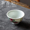茶香记景德镇徐窑五桃压手杯120ml宫廷粉彩非遗手绘陶瓷茶杯主人杯 商品缩略图1