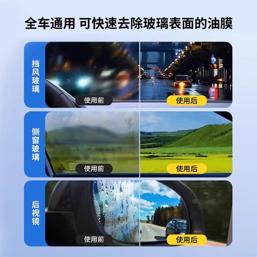 赛飞尼克去油膜清洁剂汽车前挡风玻璃油膜去除剂除油膜清洗剂 商品图2