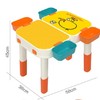 缔俐大黄鸭儿童多功能积木桌可折叠二合一行李箱宝宝积木桌 商品缩略图3