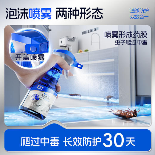 热卖！虫子逃光光！德国拜耳拜灭士 呋虫胺泡沫杀虫剂 无味无刺激 泡沫喷雾两种形态 300ml*2瓶 商品图2
