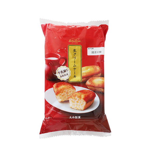 丸中 奶油味蛋糕 168g/袋 商品图0